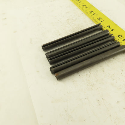3/8" x 4" Split Spring Tension Pin Black Oxide Lot Of 5