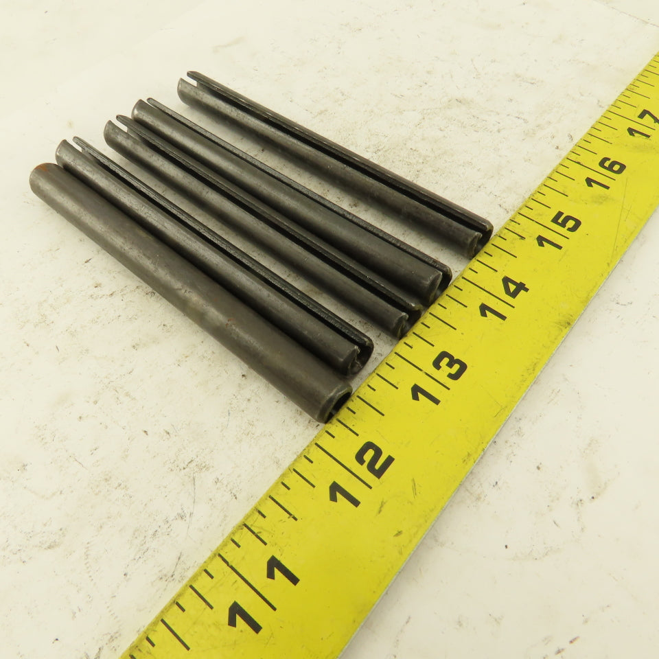 3/8" x 4" Split Spring Tension Pin Black Oxide Lot Of 5