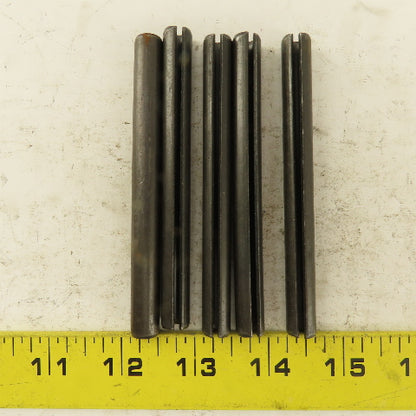 3/8" x 4" Split Spring Tension Pin Black Oxide Lot Of 5