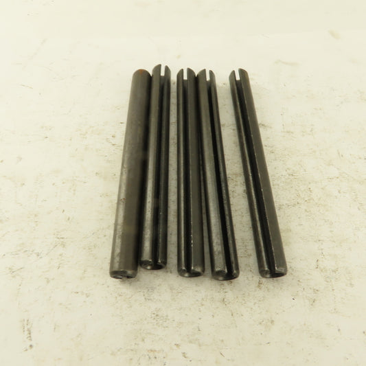 3/8" x 4" Split Spring Tension Pin Black Oxide Lot Of 5