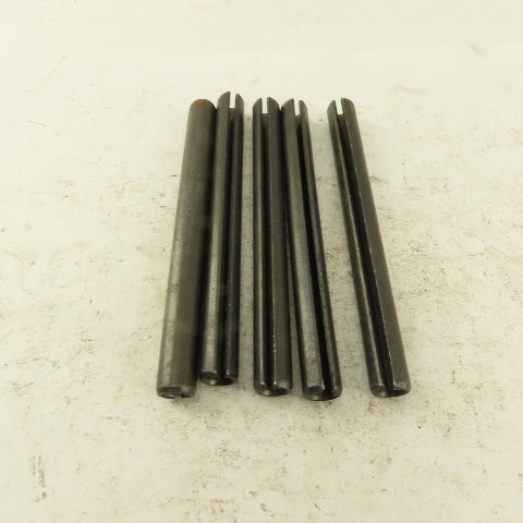 3/8" x 4" Split Spring Tension Pin Black Oxide Lot Of 5