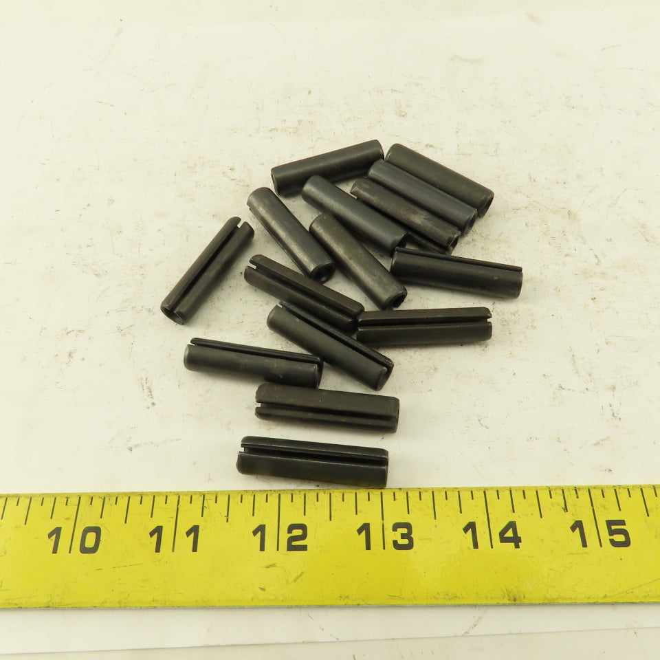 3/8" x 1-1/2" Split Spring Tension Pin Black Oxide Lot Of 15