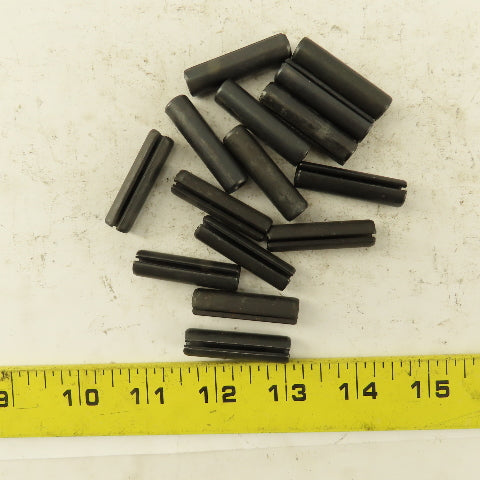 3/8" x 1-1/2" Split Spring Tension Pin Black Oxide Lot Of 15