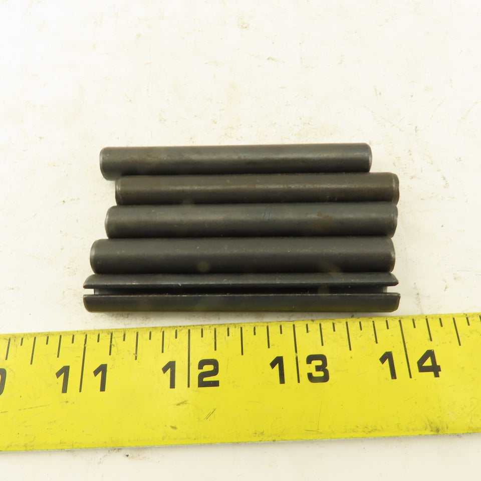 3/8" x 3" Split Spring Tension Pin Black Oxide Lot Of 5