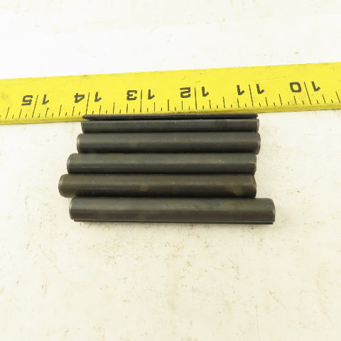 3/8" x 3" Split Spring Tension Pin Black Oxide Lot Of 5
