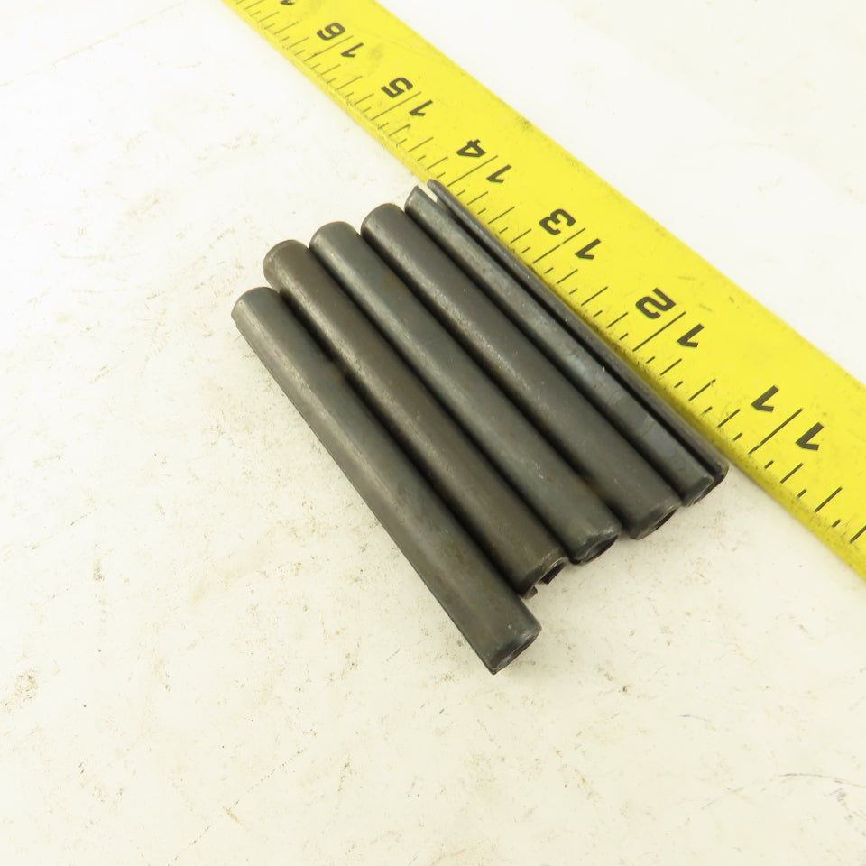 3/8" x 3" Split Spring Tension Pin Black Oxide Lot Of 5