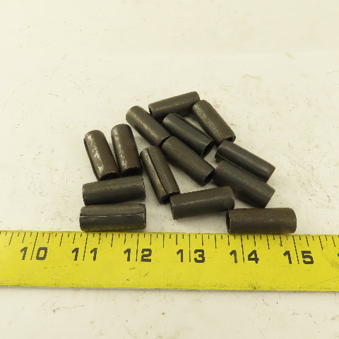 1/2" x 1-1/4" Coiled Steel Spring Pin Black Oxide Lot of 14