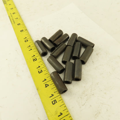 1/2" x 1-1/4" Coiled Steel Spring Pin Black Oxide Lot of 14