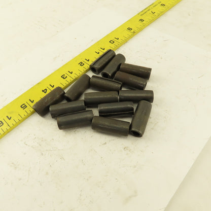 1/2" x 1-1/4" Coiled Steel Spring Pin Black Oxide Lot of 14