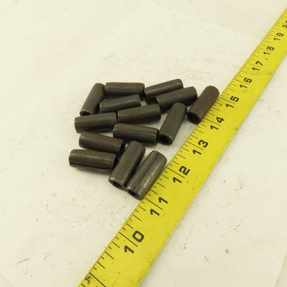 1/2" x 1-1/4" Coiled Steel Spring Pin Black Oxide Lot of 14