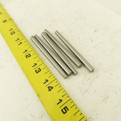 #4 x 3" Long Standard Steel Taper Pin .1870" Minor Dia. Lot Of 5