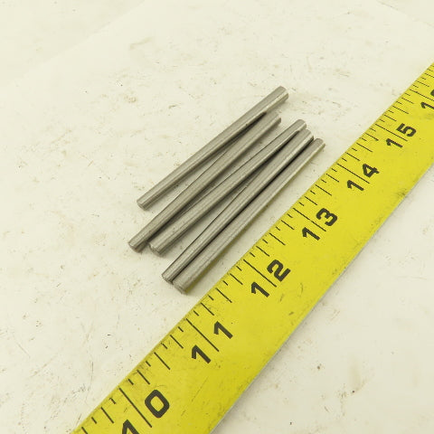 #4 x 3" Long Standard Steel Taper Pin .1870" Minor Dia. Lot Of 5