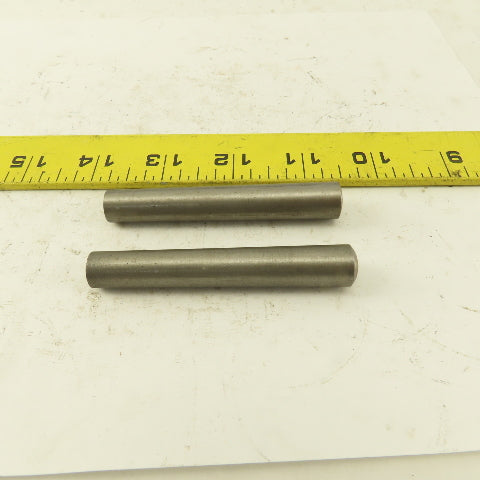#8 x 3" Long Standard Steel Taper Pin .4305" Minor Dia. Lot Of 2
