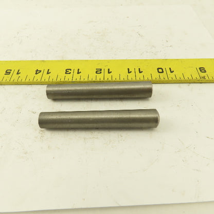 #8 x 3" Long Standard Steel Taper Pin .4305" Minor Dia. Lot Of 2