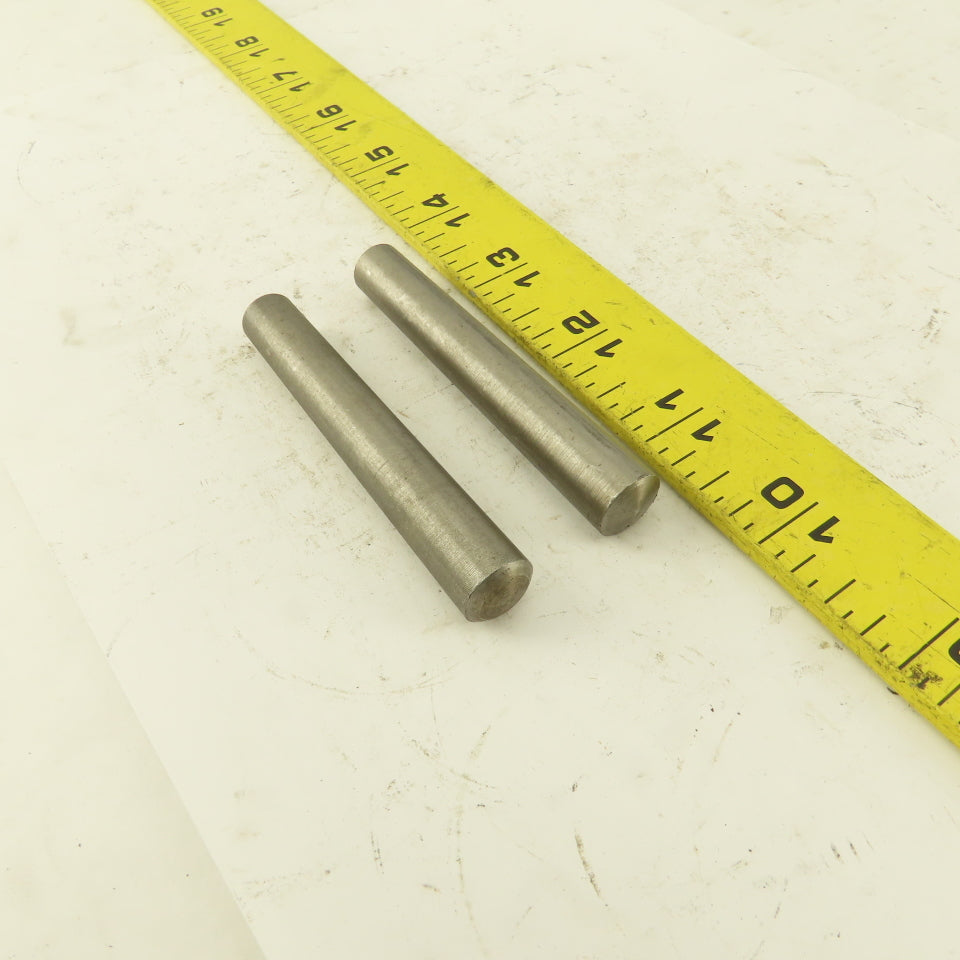 #8 x 3" Long Standard Steel Taper Pin .4305" Minor Dia. Lot Of 2