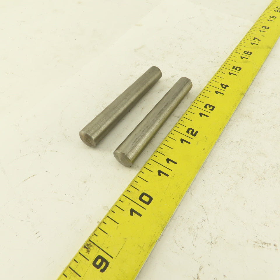 #8 x 3" Long Standard Steel Taper Pin .4305" Minor Dia. Lot Of 2