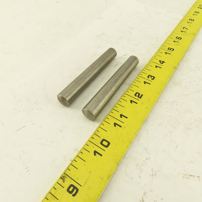 #8 x 3" Long Standard Steel Taper Pin .4305" Minor Dia. Lot Of 2