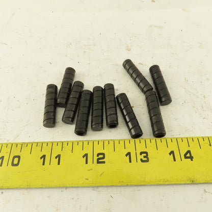 5/16" x 1-1/4" Alloy Steel Spiral Groove Pull Dowel Pin 10-32 Lot Of 10