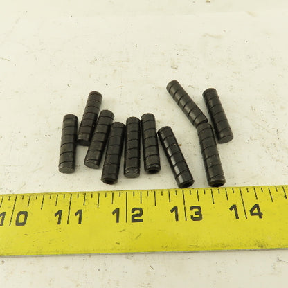 5/16" x 1-1/4" Alloy Steel Spiral Groove Pull Dowel Pin 10-32 Lot Of 10