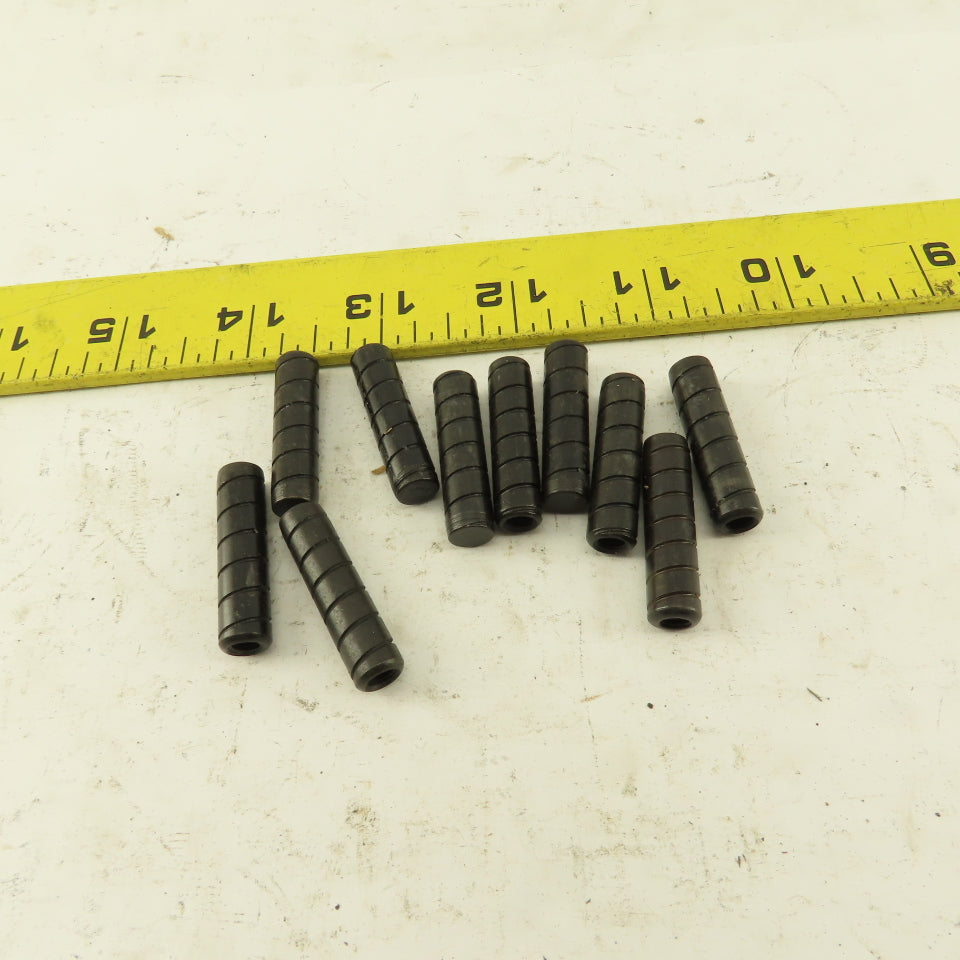 5/16" x 1-1/4" Alloy Steel Spiral Groove Pull Dowel Pin 10-32 Lot Of 10