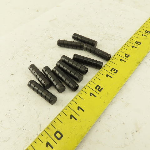 5/16" x 1-1/4" Alloy Steel Spiral Groove Pull Dowel Pin 10-32 Lot Of 10