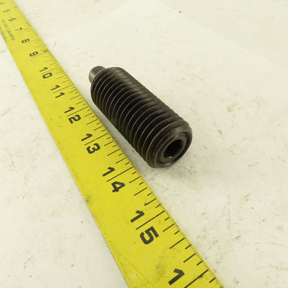1"-8 Hex Steel Standard Spring Plunger 1/2" Steel Nose 2-7/8" OAL