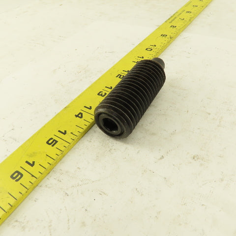 1"-8 Hex Steel Standard Spring Plunger 1/2" Steel Nose 2-7/8" OAL