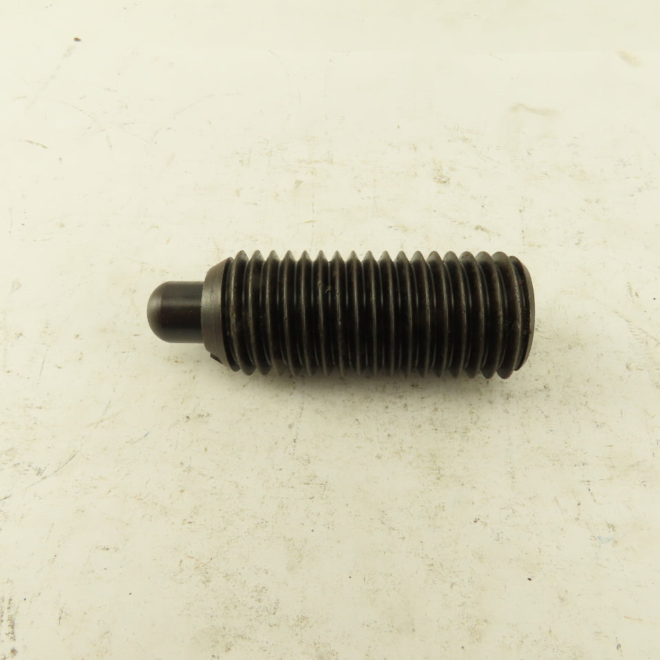 1"-8 Hex Steel Standard Spring Plunger 1/2" Steel Nose 2-7/8" OAL