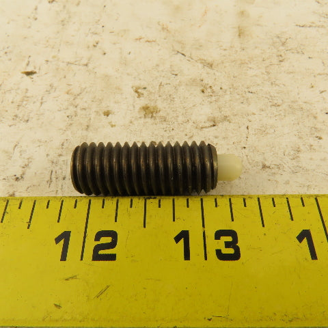 Vlier NNS-61 1/2-13 Hex Steel Locking Spring Plunger 1/4" Delrin Nose Lot Of 5