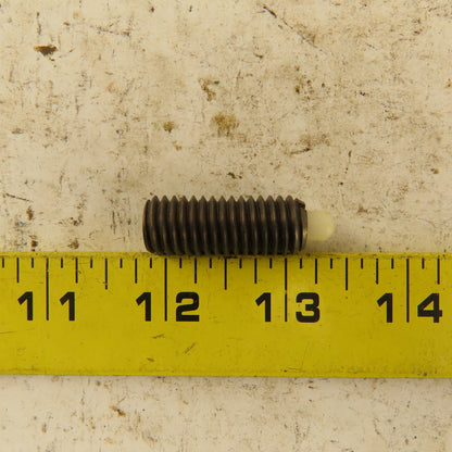 Vlier NNS-61 1/2-13 Hex Steel Locking Spring Plunger 1/4" Delrin Nose Lot Of 5
