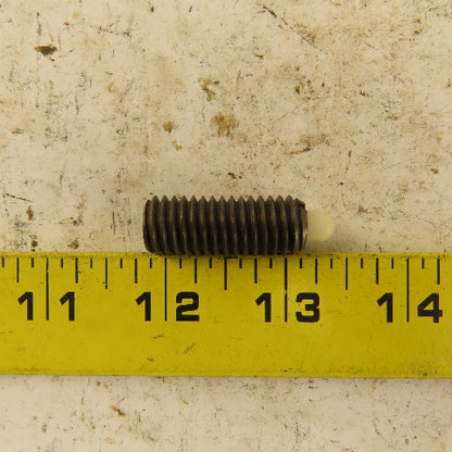 Vlier NNS-61 1/2-13 Hex Steel Locking Spring Plunger 1/4" Delrin Nose Lot Of 5