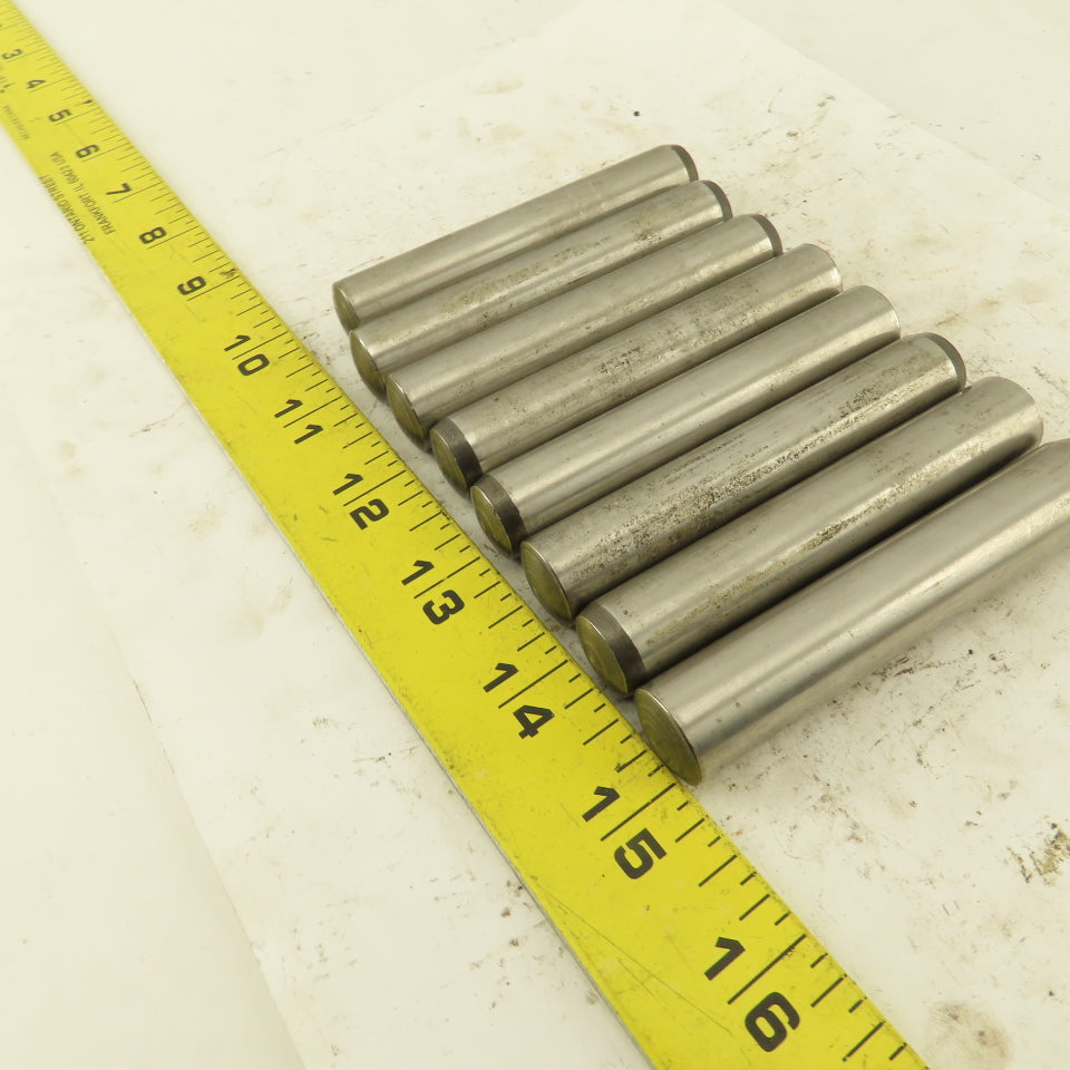 16mm x 90mm Steel Alloy Dowel Pin Lot Of 8