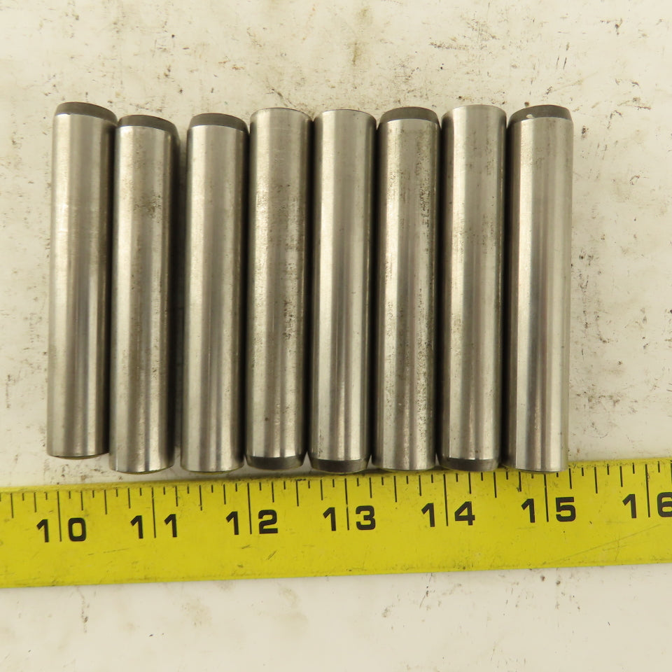 16mm x 90mm Steel Alloy Dowel Pin Lot Of 8