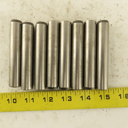 16mm x 90mm Steel Alloy Dowel Pin Lot Of 8