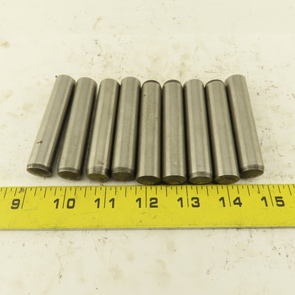 16mm x 80mm Steel Alloy Dowel Pin Lot Of 9
