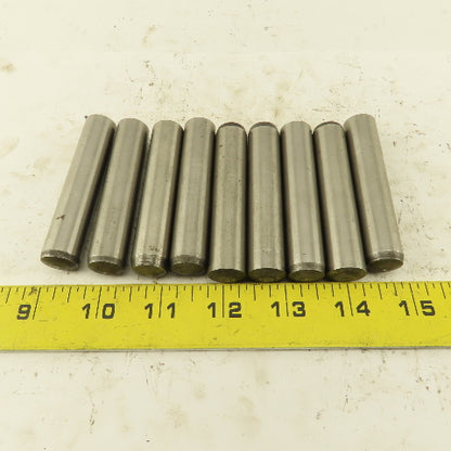 16mm x 80mm Steel Alloy Dowel Pin Lot Of 9