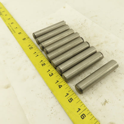 16mm x 80mm Steel Alloy Dowel Pin Lot Of 9