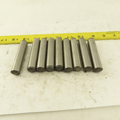16mm x 80mm Steel Alloy Dowel Pin Lot Of 9