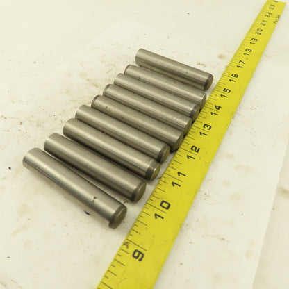 16mm x 80mm Steel Alloy Dowel Pin Lot Of 9