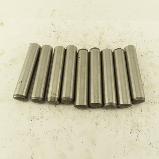 16mm x 80mm Steel Alloy Dowel Pin Lot Of 9