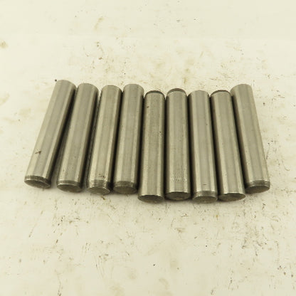 16mm x 80mm Steel Alloy Dowel Pin Lot Of 9