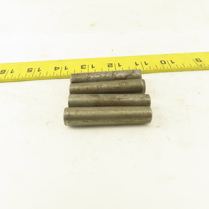 12mm x 60mm Steel Metric Pull Taper Pin 13.08mm Large End M8-1.25 Lot Of 4