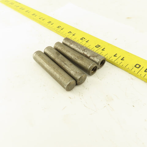 12mm x 60mm Steel Metric Pull Taper Pin 13.08mm Large End M8-1.25 Lot Of 4