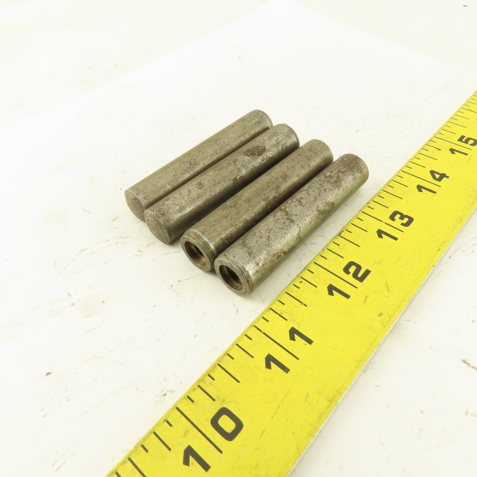 12mm x 60mm Steel Metric Pull Taper Pin 13.08mm Large End M8-1.25 Lot Of 4