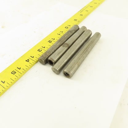 12mm x 100mm Steel Metric Pull Taper Pin 14mm Large End M8-1.25 Lot Of 4