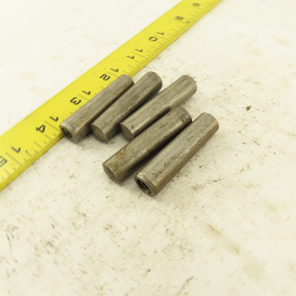 16mm x 50mm Steel Metric Pull Taper Pin 13mm Large End M8-1.25 Thread Lot Of 5