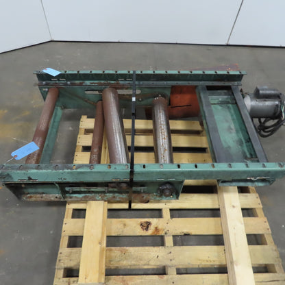 Center Drive for Belt Conveyor 24" Wide Rollers 115/230V Single Phase 12 FPM 1Ph