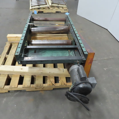 Center Drive for Belt Conveyor 24" Wide Rollers 115/230V Single Phase 12 FPM 1Ph