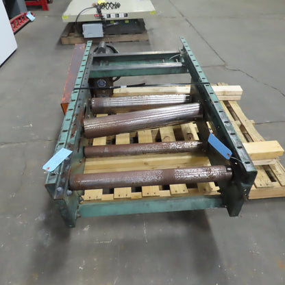 Center Drive for Belt Conveyor 24" Wide Rollers 115/230V Single Phase 12 FPM 1Ph