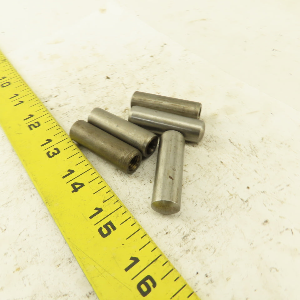 12mm x 40mm Steel Metric Pull Taper Pin 12.65mm Large End M8-1.25 Thread Lot/ 5